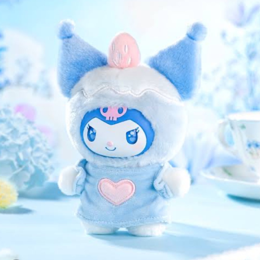 Sanrio Characters Blue Flutter Series Plush Relaxing Toy - Kuromi Frosted Plum
